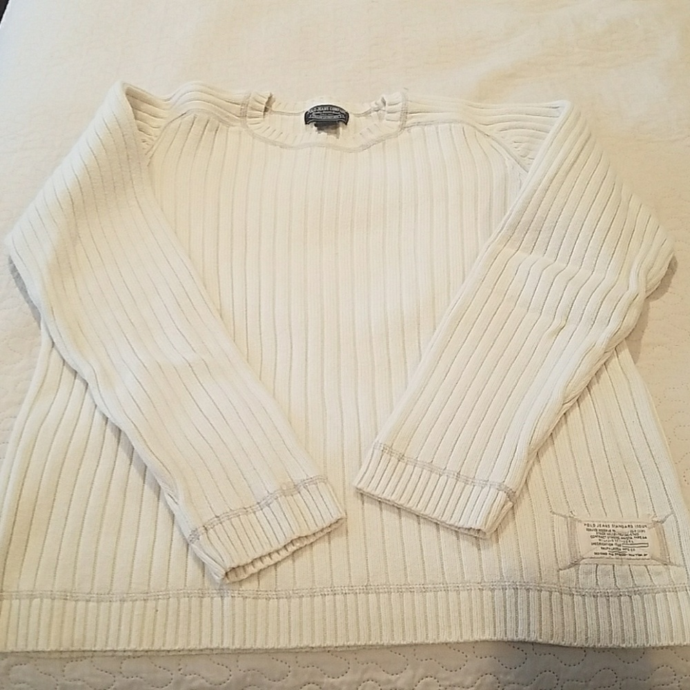 Polo Jeans cream men's sweater